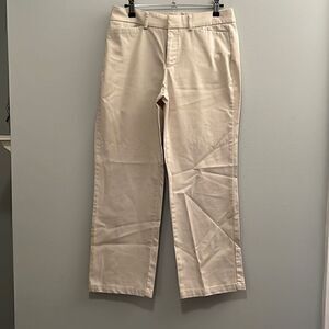 Dockers Women's Beige Petite Ideal Fit Straight Chinos